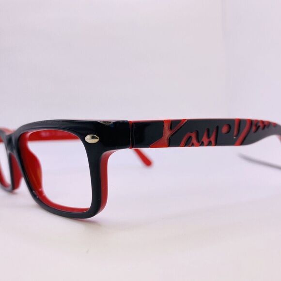 Ray-Ban Authentic Eyeglasses RB 1535 3573 46 [] 16 125 MM Black Red Pattern - Picture 7 of 8